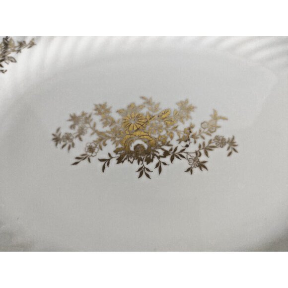 Minton Bone China 12 5/8" x 9 3/4" Oval Serving Platter Marlow Pattern - Picture 3 of 13